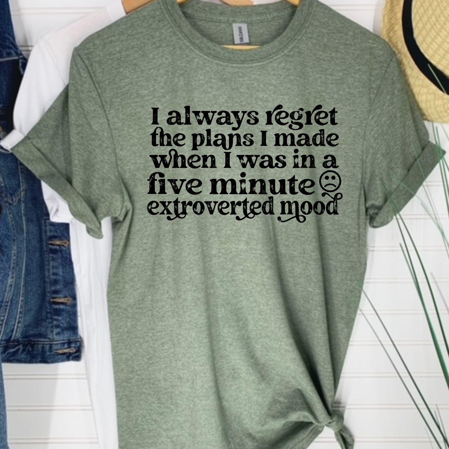 Five Minute Extroverted Mood T-Shirt