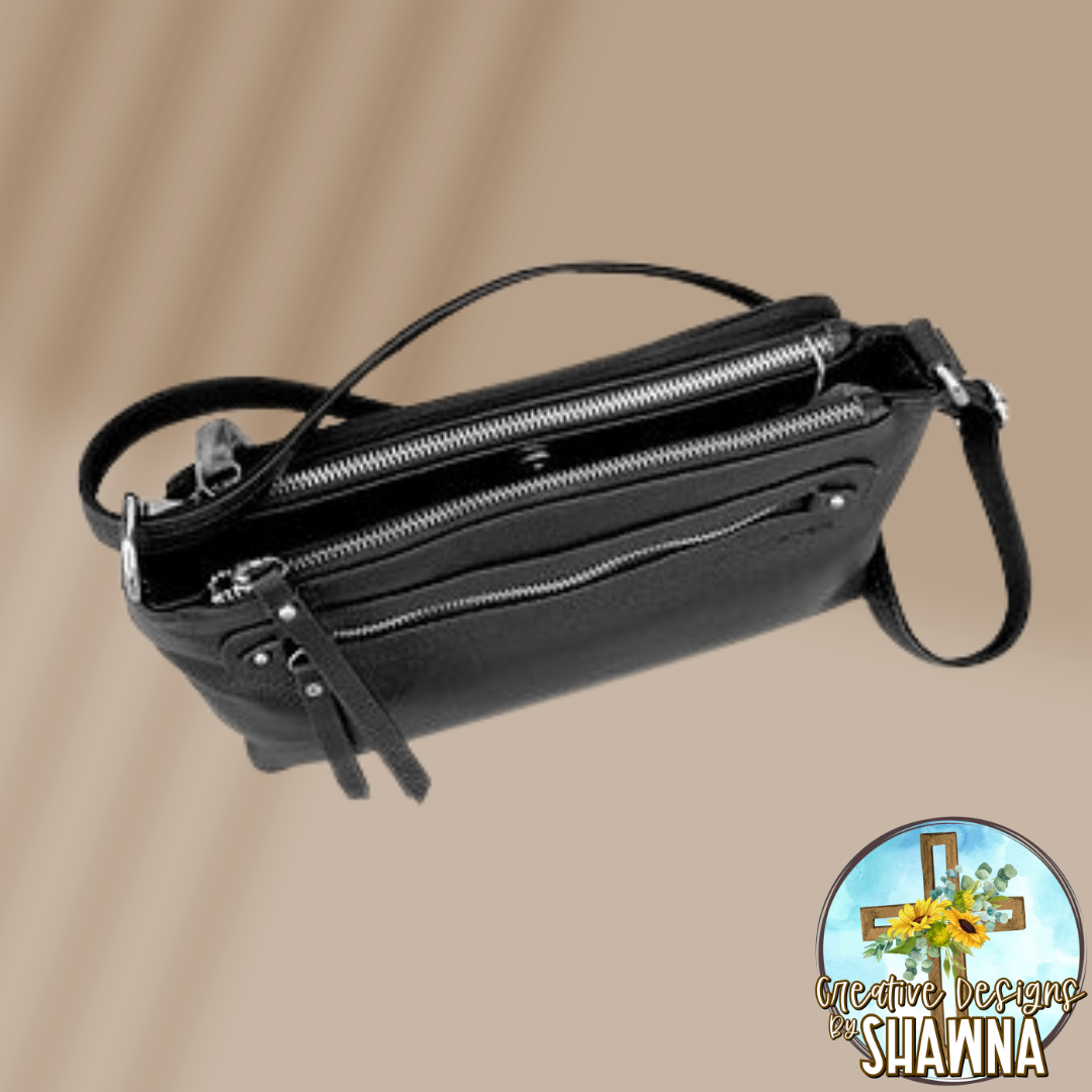 Compact Leather Carry Purse