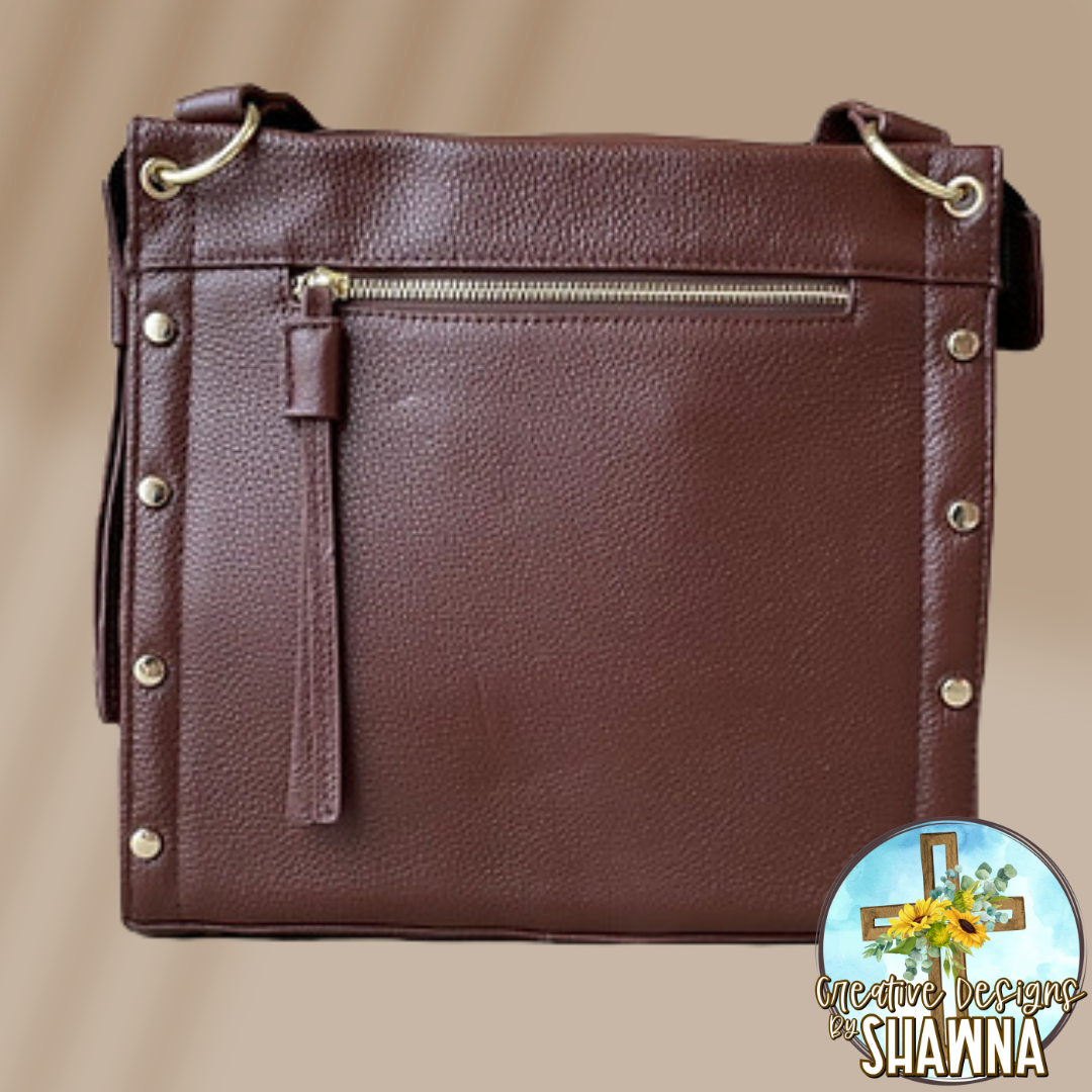 Cowhide Leather Carry Purse
