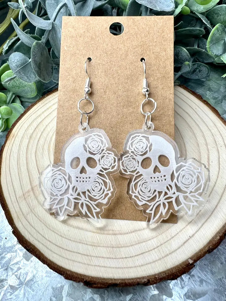 Designer 2025 skull earrings