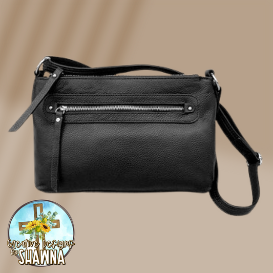 Compact Leather Carry Purse