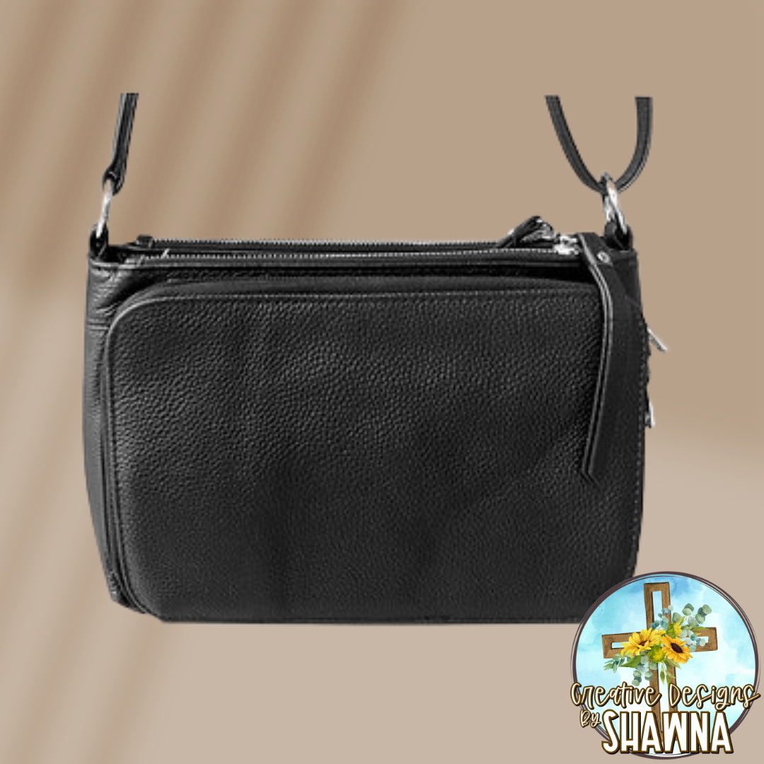 Compact Leather Carry Purse