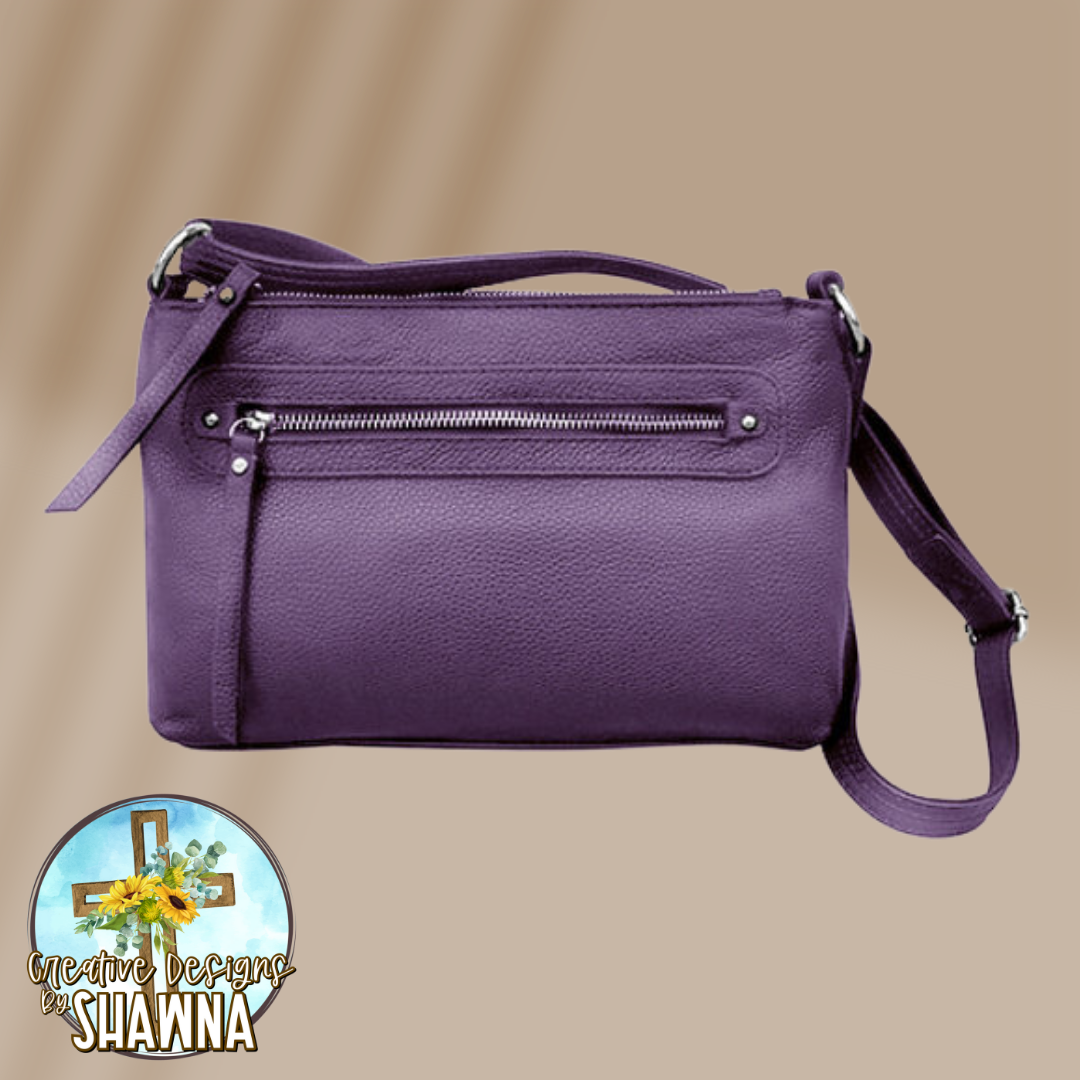 Compact Leather Carry Purse
