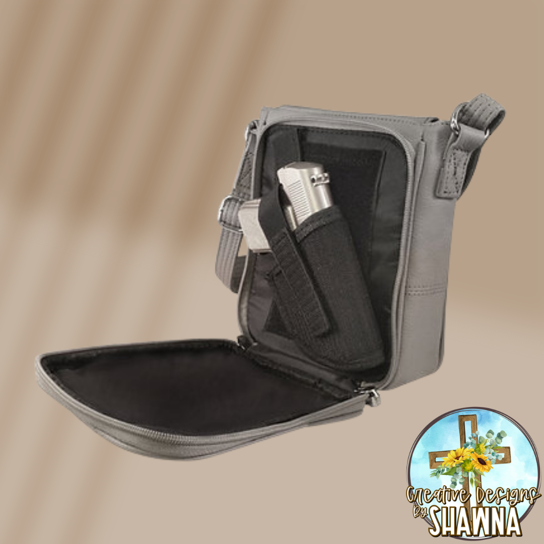 Vertical Carry Crossbody Purse