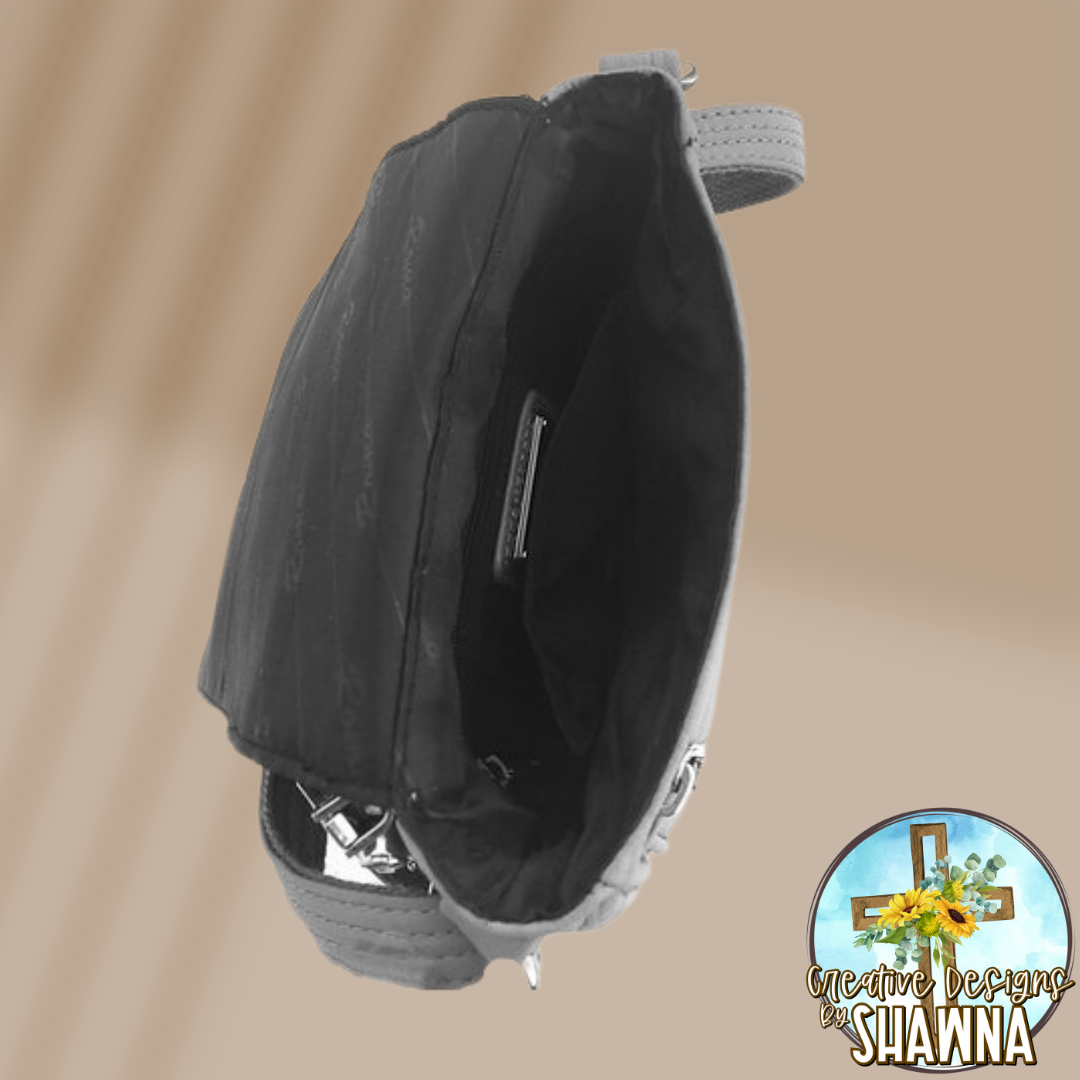 Vertical Carry Crossbody Purse