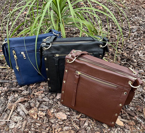 Cowhide Leather Carry Purse